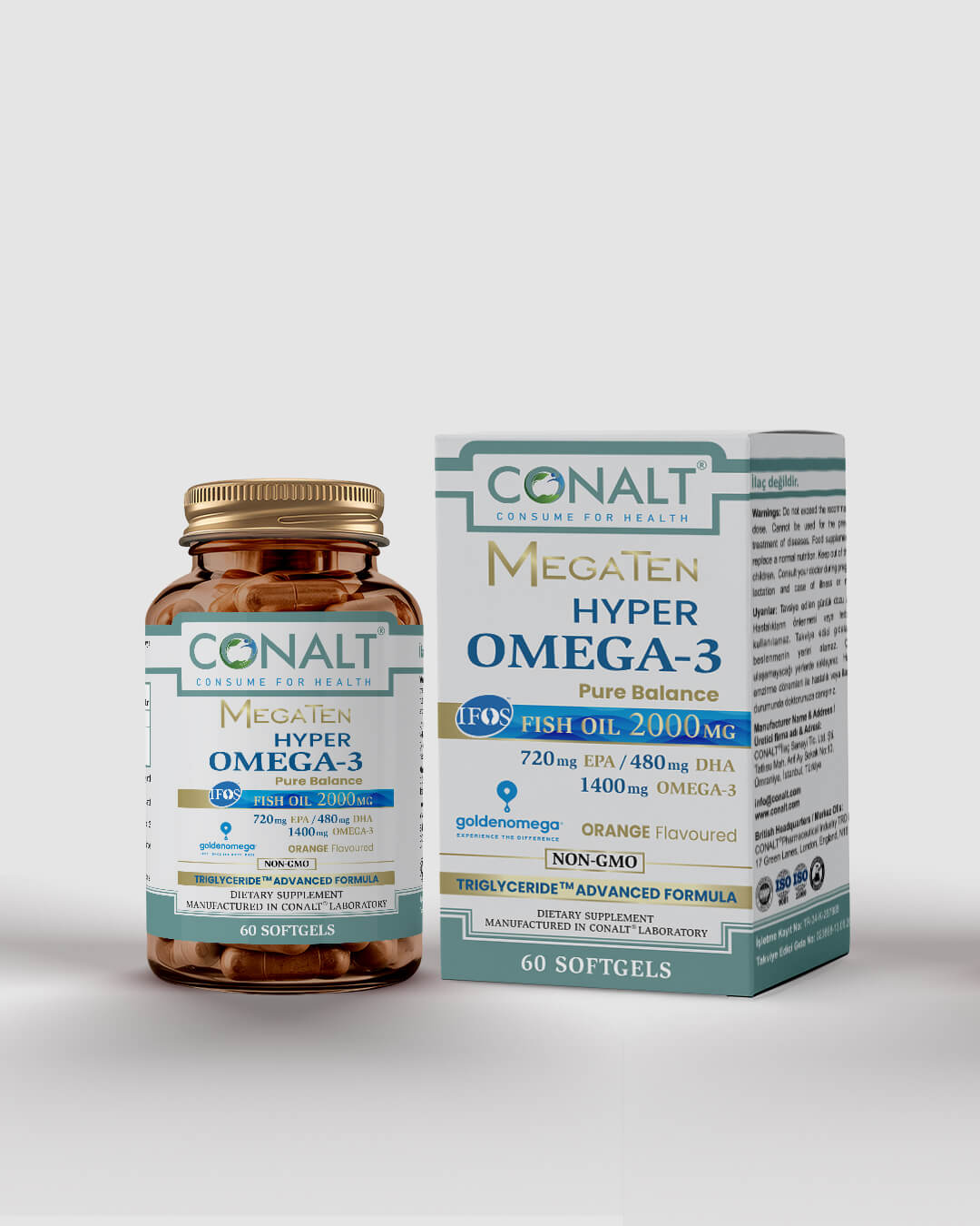 CONALT MegaTen Hyper Omega-3 Pure Balance (1) CONALT® MegaTen Hyper OMEGA-3 Pure Balance - Görsel 1